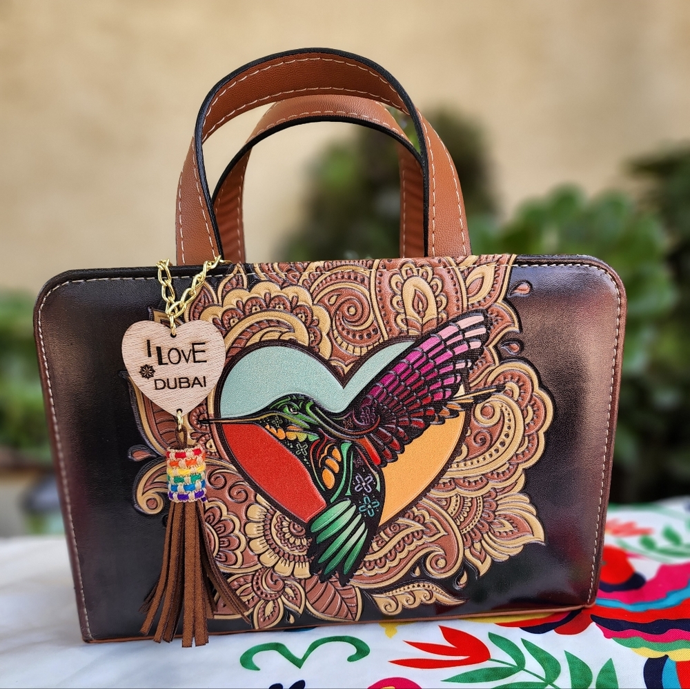 Hummingbird crossbody bag